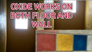 OXIDE WORKS ON BOTH FLOOR AND WALL || KRISHNA BUILDERS|| PORUR SITE||