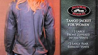 River Road Vented Leather Ladies' Tango Jacket • Shop J&P Cycles