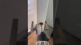 Installing a Deadbolt on a Solid Wood Door in The Woodlands, TX