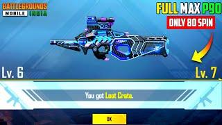 BGMI CYBERCAT P90 FULL MAX | CYBERCAT ULTIMATE CRATE OPENING | REVERSED NEON CRATE OPENING