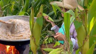 Maja Blanca from fresh ingredients | Life in the Countryside Leyte, Philippines 