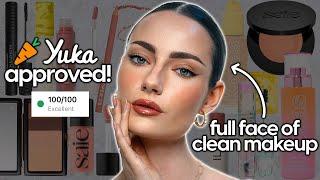 Full Face of CLEAN MAKEUP! (Yuka Approved!)