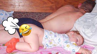 Best Funny Baby and Daddy Moments Caught on Camera - Funny Baby Videos