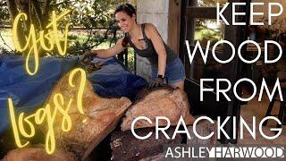 SALVAGED WOOD : 4 Tips to keep your logs from cracking