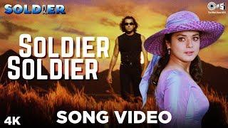 Soldier Soldier | Kumar Sanu | Alka Yagnik | Bobby Deol | Preity Zinta | Anu Malik | 90s Hindi Song