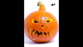 Halloween Pumpkin Timelapse #Shorts