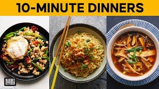 Three Asian dinners you can make in 10 MINUTES  | #WithMe #quarantinecooking | Marion's Kitchen