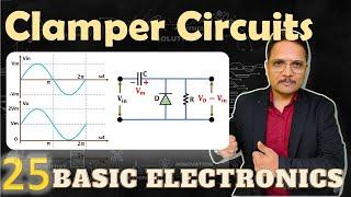 Clamper Circuits (Basics, Working & Waveforms) Explained | Positive Clamper & Negative Clamper