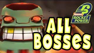 Rocket Power: Beach Bandits All Bosses | Boss Fights  (Gamecube, PS2)
