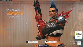 POTG! 55 ELIMS! 20K DMG! GALE JUNKER QUEEN + MAUGA GAMEPLAY OVERWATCH 2 SEASON 10