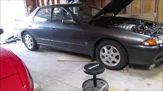 Installing KYB Lowering Spring/Strut combo into R32 Nissan Skyline GTS25