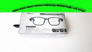 Razer Anzu Smart Glasses Unboxing, Walkthrough, and Setup