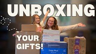 Unboxing Your Gifts for the Girl Scouts! ️ THANK YOU!