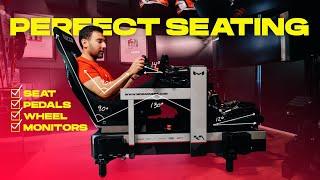 THE PERFECT SIM SEATING SET UP: Make Your Sim Feel Like A GT3 Car!