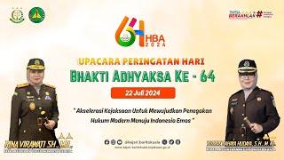 HBA 2024 - Upacara Peringatan Hari Bhakti Adhyaksa Ke 64