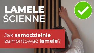 Lamele - instrukcja montażu paneli ściennych LAMEO. Montaż bezinwazyjny w 5 krokach