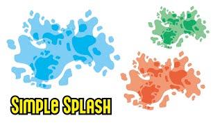 Drawing Splash effect in a very simple way  in coreldraw