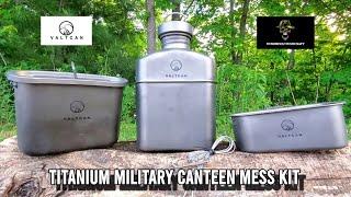 Valtcan Titanium Military Canteen Mess Kit - Unboxing/Review