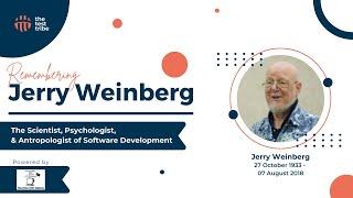 Remembering Jerry Weinberg | Gerald Weinberg
