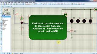 Simulación de SSR en Proteus (evaluación)