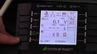 Messtechnische Überprüfung des RCD (7.3)