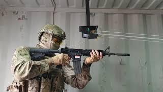 Страйкбол Ташкент - Airsoft Uz Arms - GHK COLT Licensed M4 RIS GBBR(For military training rifle)