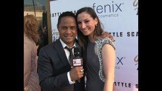 HEATHER McCOMB w/ TYRONE TANN - BATTLE SCARS World Premiere