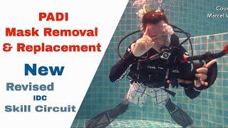 Mask Removal underwater  PADI IDC Skills Circuit