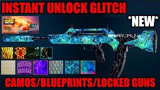 *NEW* INSTANT UNLOCK GLITCH in 1 MIN! CAMOS/BLUEPRINTS FREE! BO6 GLITCHES! BO6 ZOMBIES GLITCH!