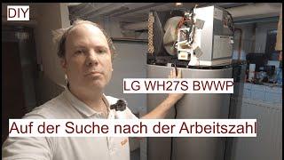 Die Suche nach der Arbeitszahl: LG WH27S Brauchwasserwärmepumpe #wärmepumpe #diy #selbermachen