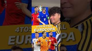  Los Cuartos de Final de la Eurocopa 2024 ‼️#futbol #joshjuanico #shorts #viral