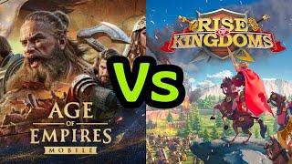 Age of Empires Mobile vs Rise of Kingdoms / T7 vs T5 Technologies and Much More