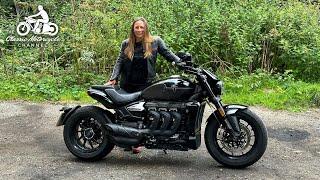 World's biggest production motorcycle engine - Lana rides the Triumph Rocket 3