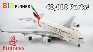 LEGO Emirates Airbus A380 Superjumbo! Full interior, 7 Foot Wingspan, Over 40,000 Parts!