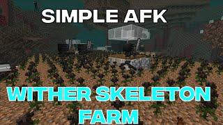 Easy AFK Wither Skeleton Farm