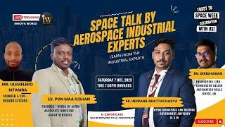 Join us for Space Talk  and  Innovation Challenges by the Industrial Experts at #innovaworld  