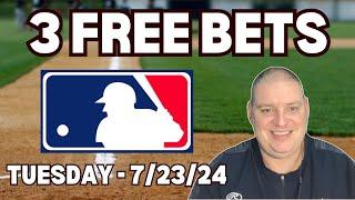 Tuesday 3 MLB Betting Picks & Predictions - 7/23/24 l Picks & Parlays