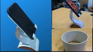 You don't need to buy it, it's better to make it yourself // Make a cellphone holder from PVC pipes