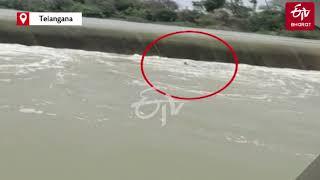 Fisherman washed away in Kaleshwar river while fishing | ETV Bharat Haryana