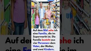 Bildbeschreibung B1 Prüfung - Einkaufen #deutsch