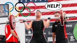 Olympic Runner Enters an Olympic LIFTING Competition