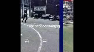 Pre-season goalkeeper training