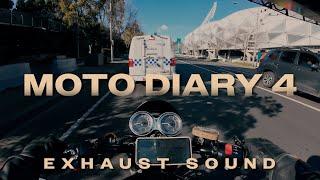 I REVVED Behind a Cop | Moto Diary 4 | Pure Engine Sound | Melbourne City Ride