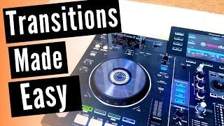 Easy DJ Transition that requires NO BEATMATCHING (DJ Transition Tutorial - Pioneer XDJ-RX)