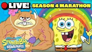 LIVE: SpongeBob - Season 4 Marathon | @SpongeBobOfficial