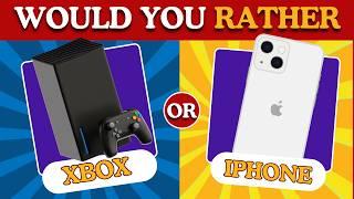 Would You Rather...?  LUXURY Edition  | Pick One Kick One Challenge