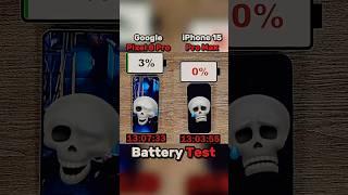 GOOGLE PIXEL 8 PRO VS IPHONE 15 PRO MAX BATTERY 🪫 TEST?