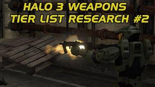 Halo 3 Weapons Tier List Research #2