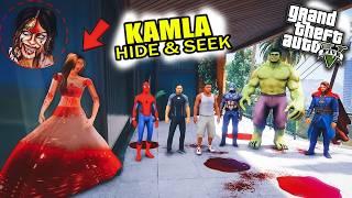 GTA 5: Hide And Seek With Kamla Indian Ghost|Shinchan & Franklin in Gta V...!