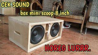 CEK SOUND BOX MINI SCOOP 8 INCH HOREG LURR